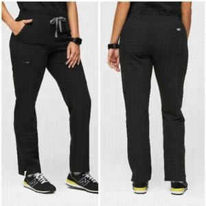 Figs Black Yola Scrub Pants